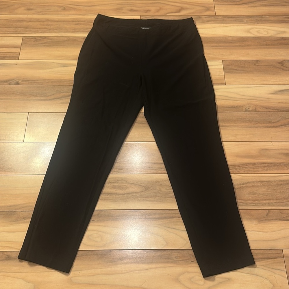 Eileen Fisher EILEEN FISHER Crepe Pull On Pant Stretch Black